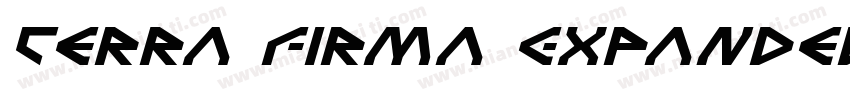 Terra Firma Expanded字体转换